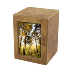 Single Photo Urn - Natural