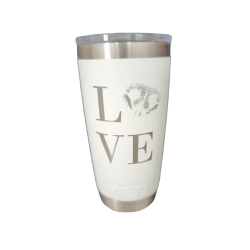 YETI with LOVE and Nose Print